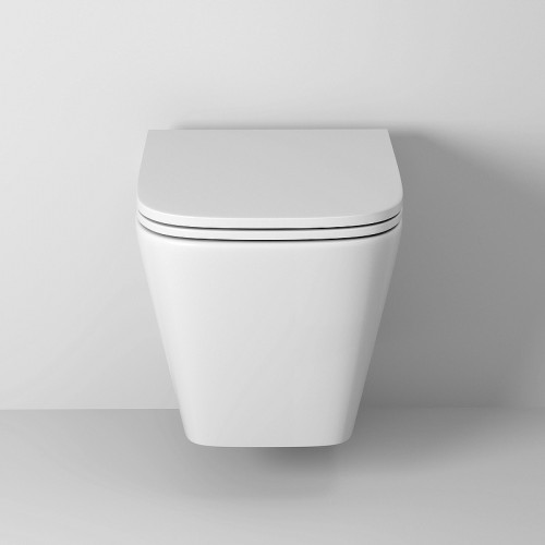 Унитаз Grossman GR-4479SQ подвесной Белый с сиденьем Микролифт фаянс подвесной