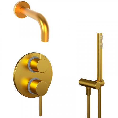 Смеситель для ванны Paini Cox 78PJSET26911BATH Золото матовое