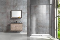 Душевая дверь Vincea Lugano 120 VDS-1L120CLGM-1 профиль Вороненая сталь стекло прозрачное