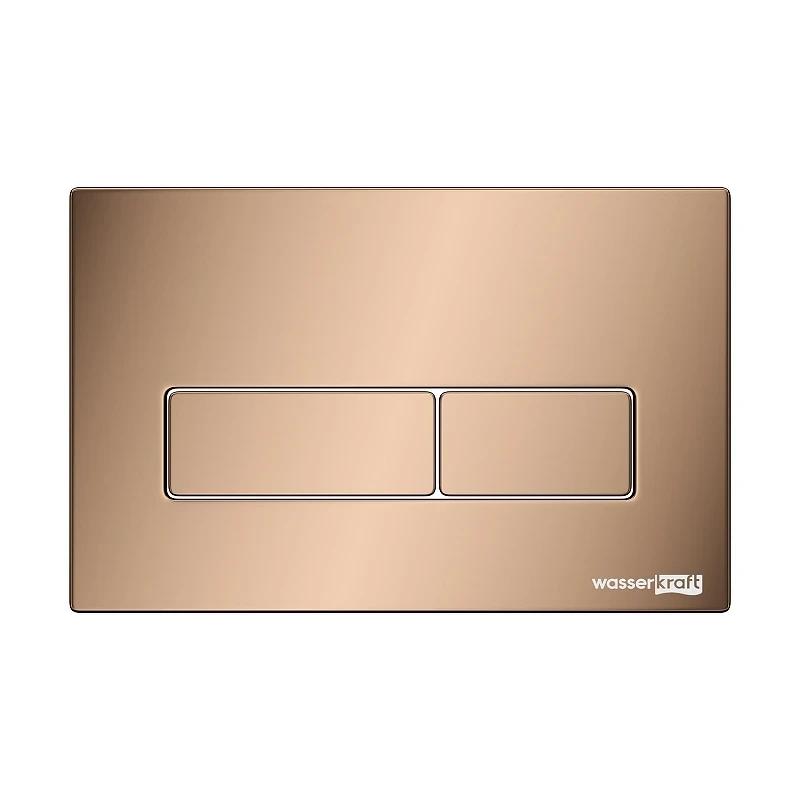 Инсталляция WasserKRAFT Glan 66TLT.010.ME.WH.RG03 для унитаза с клавишей смыва цвет Розовое золото