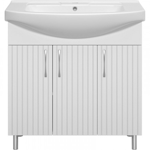 Тумба с раковиной Misty Изео 85 УТ000015764 Белая