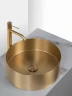 Раковина-чаша AltroBagno Luna 40 001001 OrSp цвет Золото матовое
