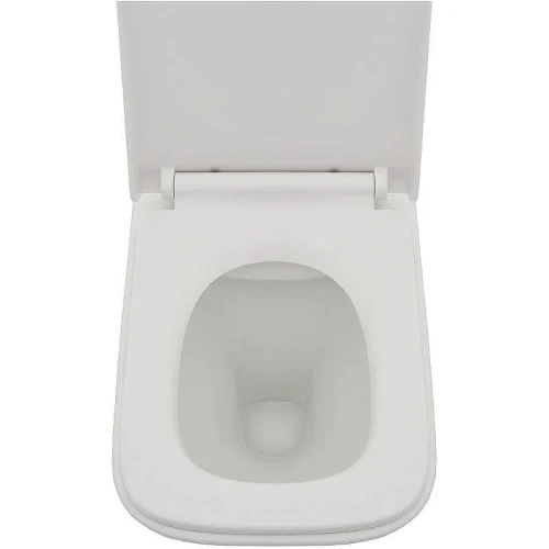 Унитаз с инсталляцией AQUAme AQM2004 + Grohe Rapid SL 38811KF0 с сиденьем Микролифт и Черной матовой клавишей смыва