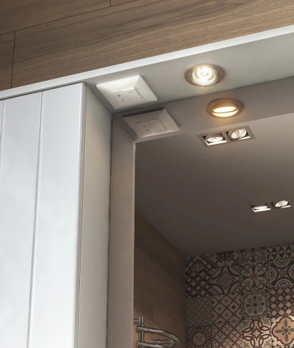 Зеркало со шкафом Vigo Diana 70 L z.DIA.70.L.El с подсветкой Белое МДФ / ЛДСП, стекло