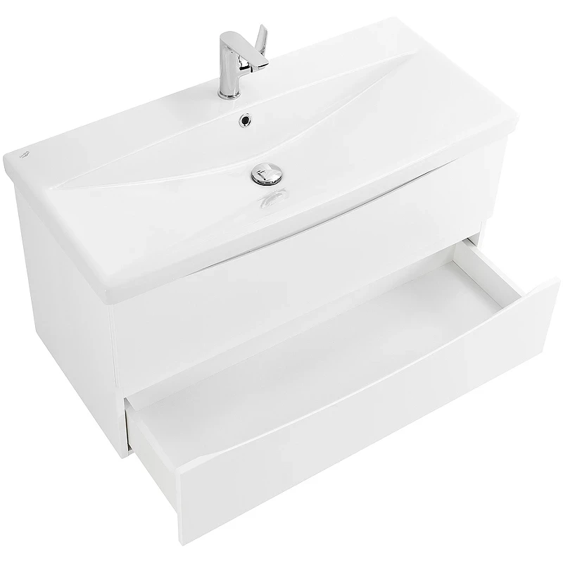 Тумба под раковину BelBagno Marino-Cer 90 MARINO-CER-900-2C-SO-BO-P подвесная Bianco Opaco МДФ / ЛДСП