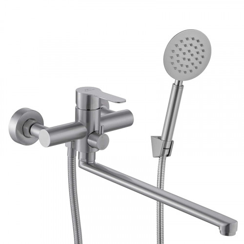 Смеситель для ванны Fashun A52201N универсальный цвет Сатин