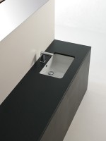 Раковина Artceram Gea 53 GEL001 01 00 Белая фарфор встраиваемый