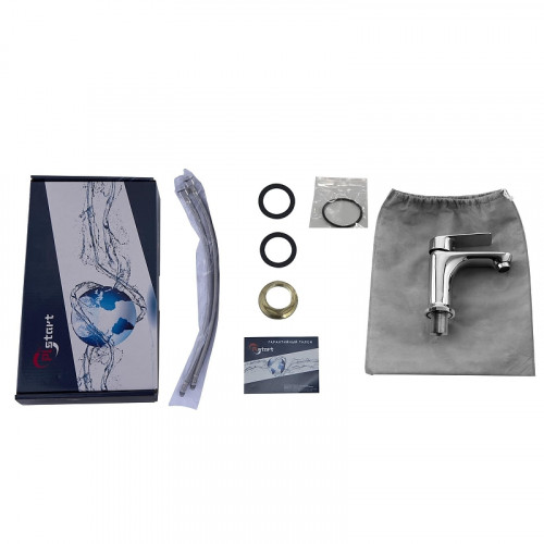 Смеситель для раковины Plstart PD10015 цвет Хром