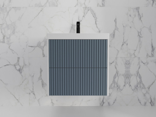 Тумба под раковину Style Line Стокгольм 60 ЛС-00002306 подвесная Графит софт МДФ / ЛДСП