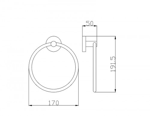 Кольцо для полотенец Rav Slezak Colorado COA0104Z Золото