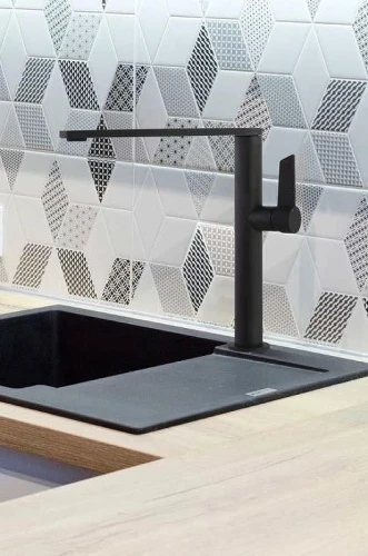 Смеситель для кухни Ramonsoler Kitchen 388401MCNM Черный матовый