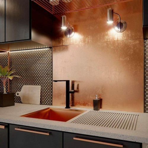 Смеситель для кухни Ramonsoler Kitchen 388401MCNM Черный матовый