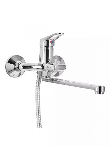 Смеситель для ванны Wisent WP22028 универсальный цвет Хром