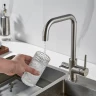 Смеситель для кухни Shevanik S228L цвет Сатин