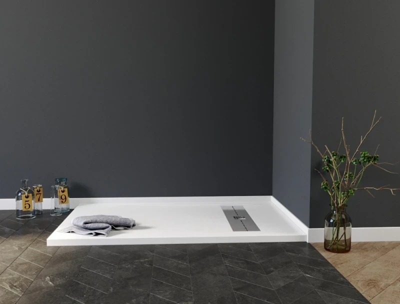 Душевой поддон из искусственного камня Aquanet Delight 120x80 255442 Белый