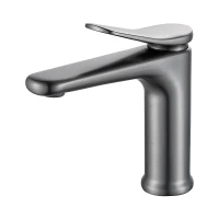 Смеситель для раковины Shevanik S4701T цвет Оружейная сталь