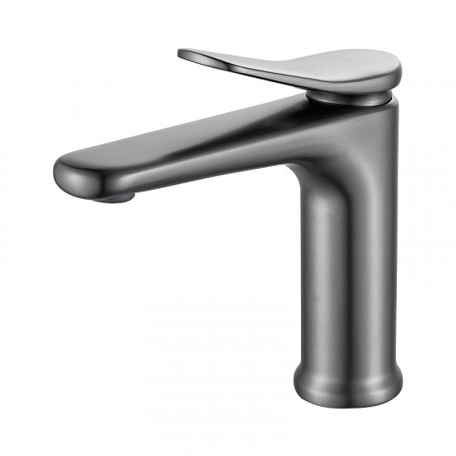 Смеситель для раковины Shevanik S4701T цвет Оружейная сталь