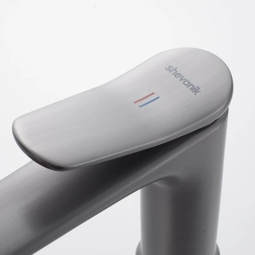 Смеситель для раковины Shevanik S4701T цвет Оружейная сталь