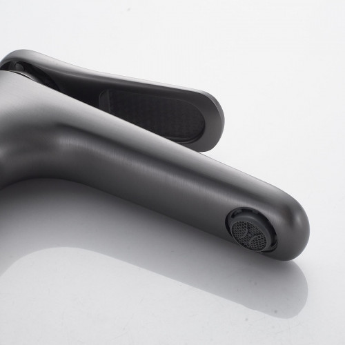 Смеситель для раковины Shevanik S4701T цвет Оружейная сталь