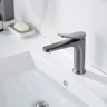 Смеситель для раковины Shevanik S4701T цвет Оружейная сталь