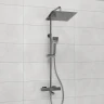 Душевая система WasserKRAFT A199.118.141.087.CH Thermo с термостатом Хром латунь на стену