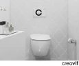 Унитаз биде Creavit Free FE322-00CB00E-0000 подвесной Белый без сиденья фарфор подвесной
