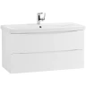 Тумба под раковину BelBagno Marino-Cer 100 MARINO-CER-1000-2C-SO-BL-P подвесная Bianco Lucido МДФ / ЛДСП