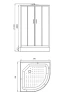 Душевая кабина Parly Classic Эконом 90x90 EC931 без гидромассажа