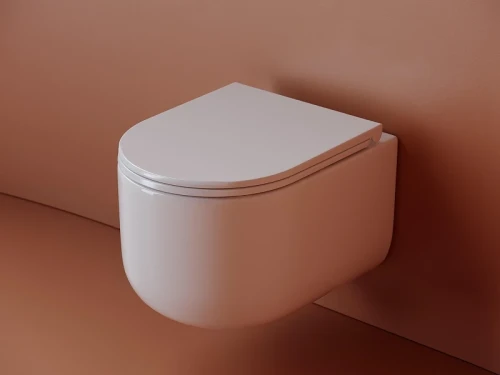 Комплект унитаза с инсталляцией Ceramicanova Ulma CN4006_121002MB цвет Белый с сиденьем Микролифт и клавишей смыва цвет Черный матовый