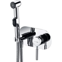 Гигиенический душ со смесителем WasserKRAFT Main 4138 Хром латунь на стену