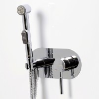 Гигиенический душ со смесителем WasserKRAFT Main 4138 Хром латунь на стену