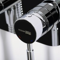 Гигиенический душ со смесителем WasserKRAFT Main 4138 Хром латунь на стену