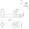 Гигиенический душ со смесителем WasserKRAFT Main 4138 Хром латунь на стену