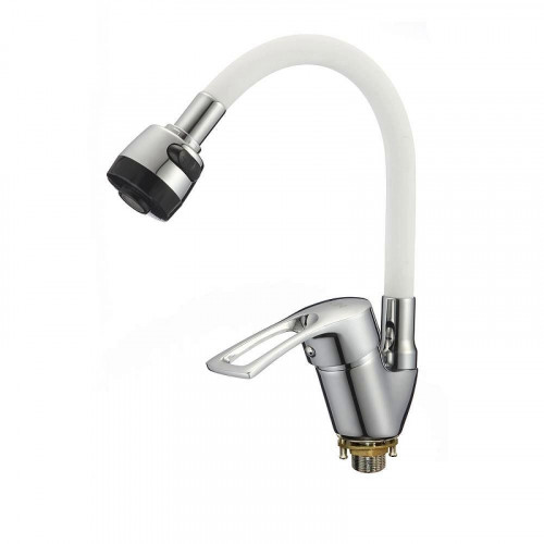 Смеситель для кухни D-Lin D150422-3T цвет  Хром  Белый