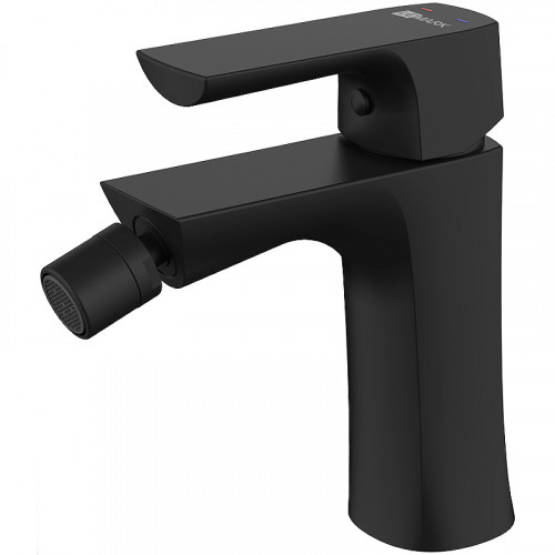 Смеситель для биде Lemark Ursus LM7208BL Черный матовый латунь