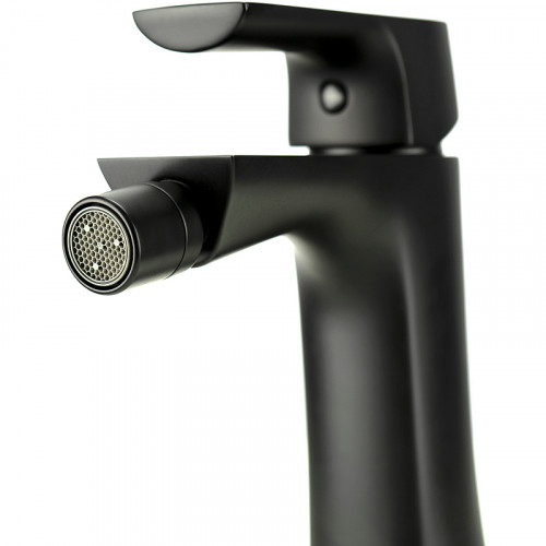 Смеситель для биде Lemark Ursus LM7208BL Черный матовый латунь