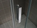 Душевая дверь Abber Komfort 120 AG90120 профиль Хром стекло прозрачное