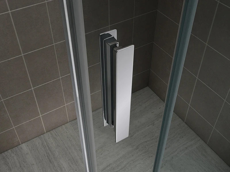 Душевая дверь Abber Komfort 120 AG90120 профиль Хром стекло прозрачное