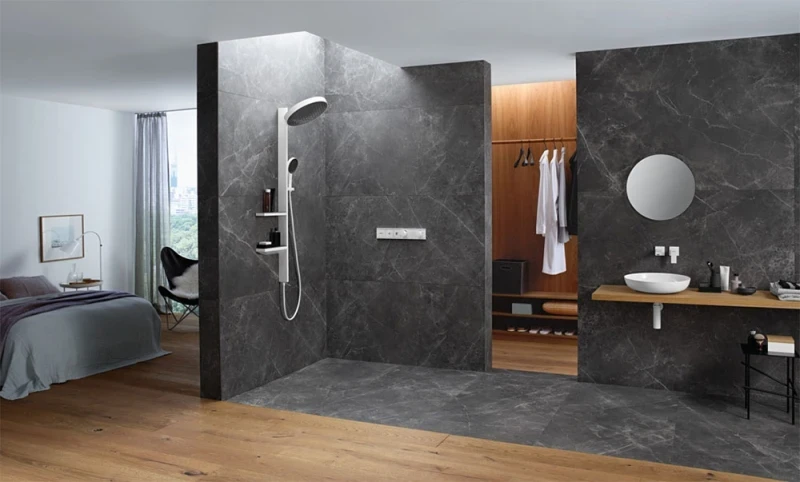 Душевая система Hansgrohe Rainfinity Showerpipe 26842000 Хром латунь встраиваемый