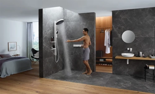 Душевая система Hansgrohe Rainfinity Showerpipe 26842000 Хром латунь встраиваемый