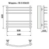 Водяной полотенцесушитель Ника Bamboo ЛБ 6 60/50 Хром