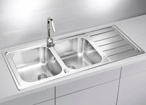 Кухонная мойка Alveus Line 100 NAT-90 1160x500 1087978 Натуральная сталь нержавеющая сталь встраиваемый