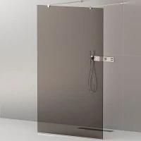 Душевая перегородка Cezares Liberta 100 LIBERTA-L-2-100-120-GR-Cr профиль Хром стекло серое