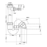 Сифон для раковины McAlpine MRSK4 цвет Белый