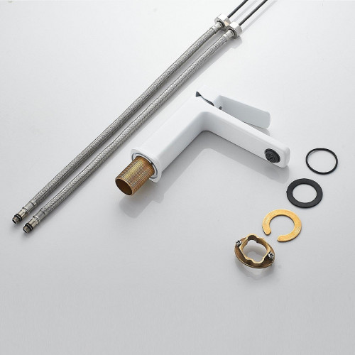 Смеситель для раковины Raffine F0199C цвет Белый