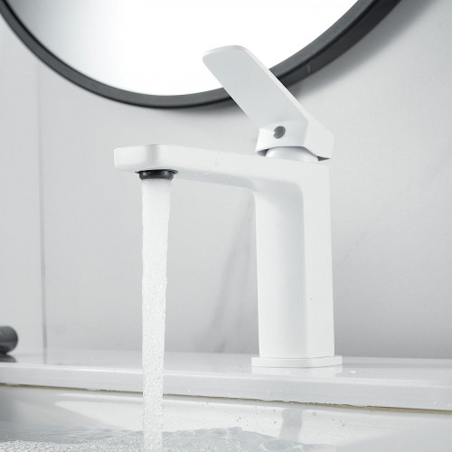 Смеситель для раковины Raffine F0199C цвет Белый