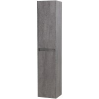 Шкаф пенал BelBagno Kraft 33 L KRAFT-1600-2A-SC-CG-L подвесной Cemento Grigio МДФ / ЛДСП