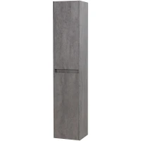 Шкаф пенал BelBagno Kraft 33 L KRAFT-1600-2A-SC-CG-L подвесной Cemento Grigio МДФ / ЛДСП