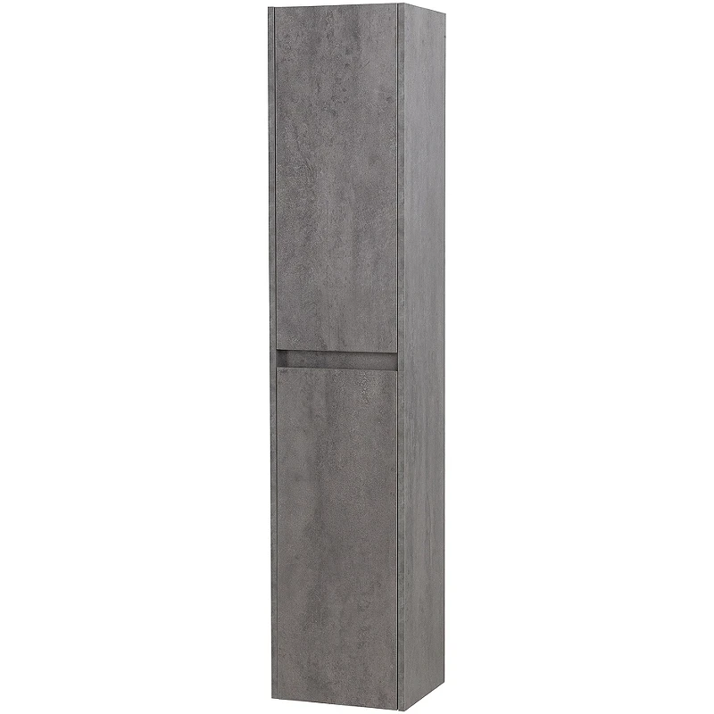 Шкаф пенал BelBagno Kraft 33 L KRAFT-1600-2A-SC-CG-L подвесной Cemento Grigio МДФ / ЛДСП