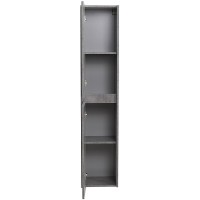 Шкаф пенал BelBagno Kraft 33 L KRAFT-1600-2A-SC-CG-L подвесной Cemento Grigio МДФ / ЛДСП
